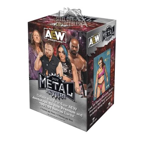 aew metal universe blaster box|2022 skybox metal universe checklist.